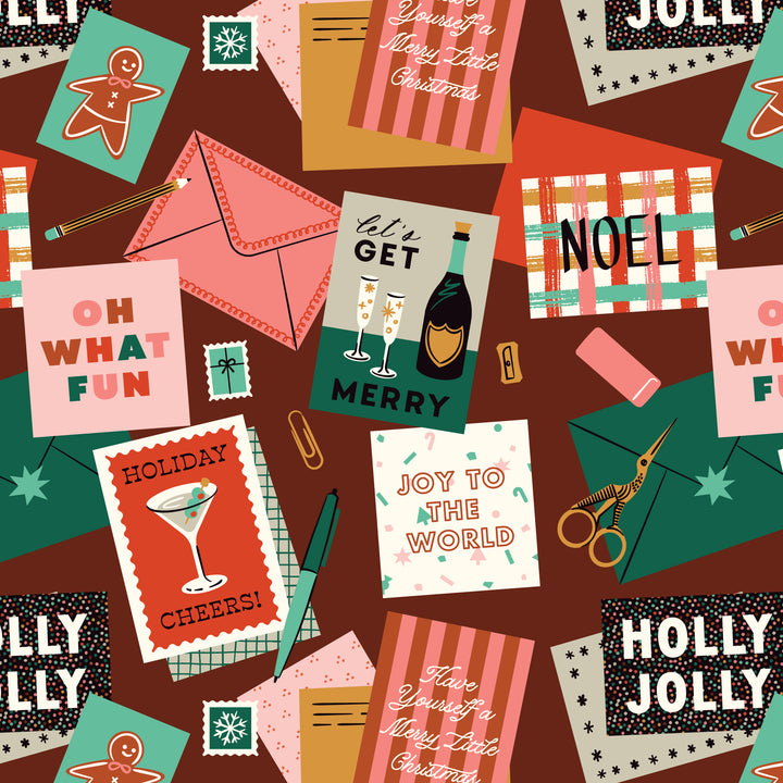 Cloud9 - Shelby Warwood - Merry &amp; Mod - Merry Messages in Burgundy