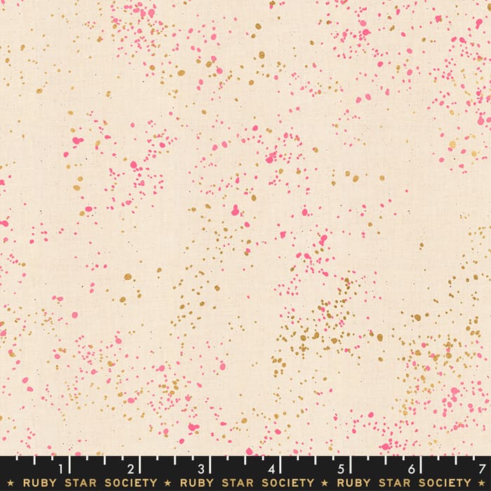 Speckled in Metallic Neon Pink