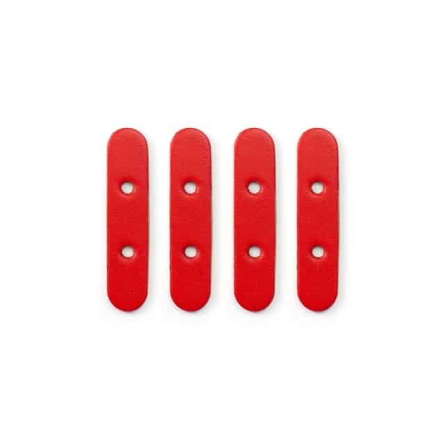 Miyako - Verstärkungen für Taschenhenkel (4-er Set) in Rouge