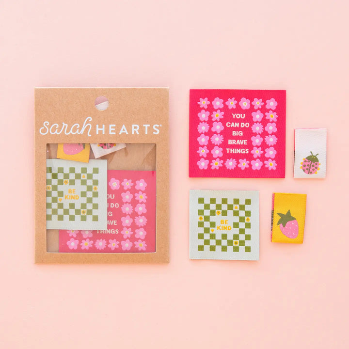Webetiketten von Sarah Hearts: Joyful June Multipack (4 Stück)