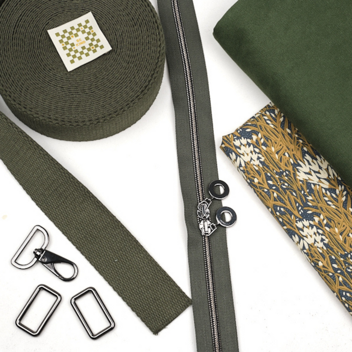 Mind the Maker Heavy Canvas in Green Khaki
