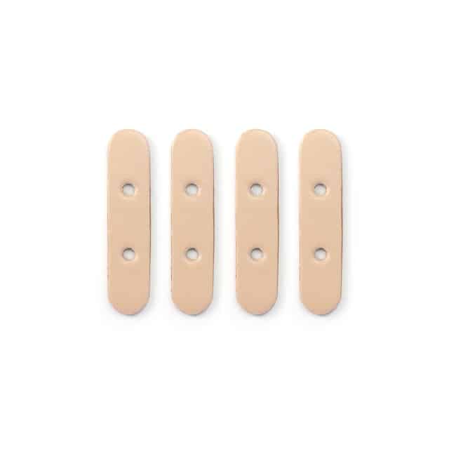 Miyako - Verstärkungen für Taschenhenkel (4-er Set) in Nude