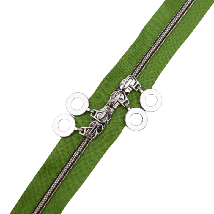 Premium Reißverschlüsse - 120cm - Hunter in Gunmetal