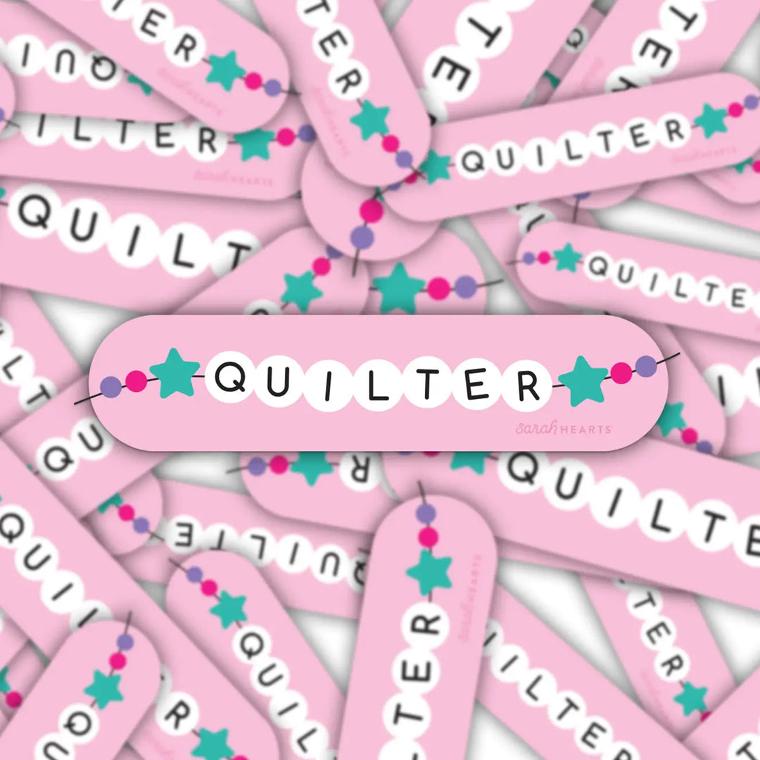 Sticker von Sarah Hearts: Quilter-Armband