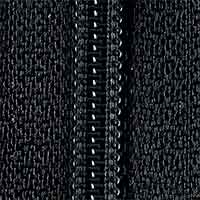 Teilbarer Reißverschluss - 40cm - Schwarz