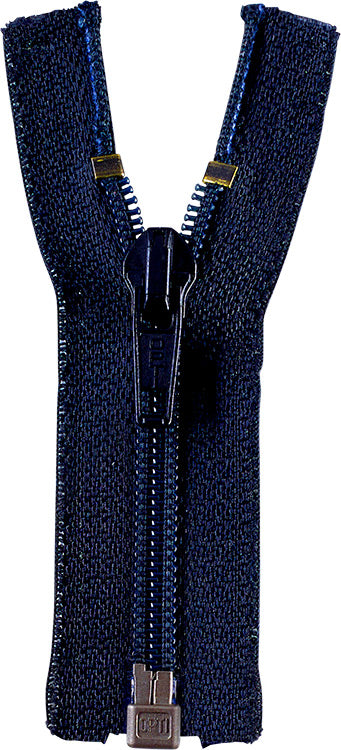 Teilbarer Reißverschluss - 40cm - Navy