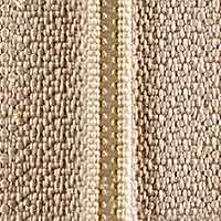 Teilbarer Reißverschluss - 40cm - Beige