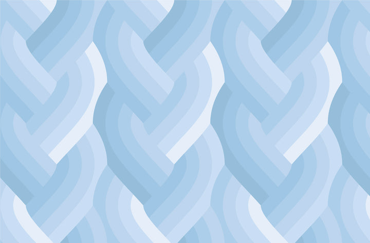 Moda Fabrics - Emily Van Hoff - Echo - Braid in Light Blue