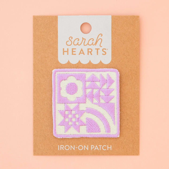 Patches von Sarah Hearts: Lavender Quilt Block