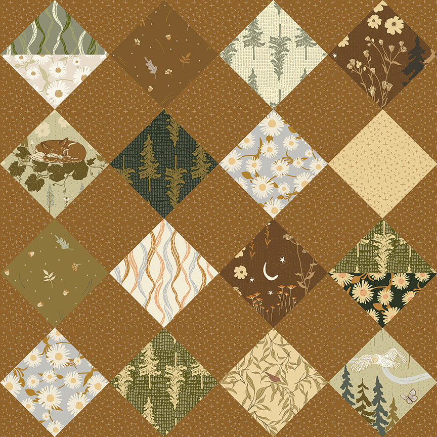 Windham Fabrics - Cassandra Zaniboni - Willow Bend  - Daisy Dance in Silver