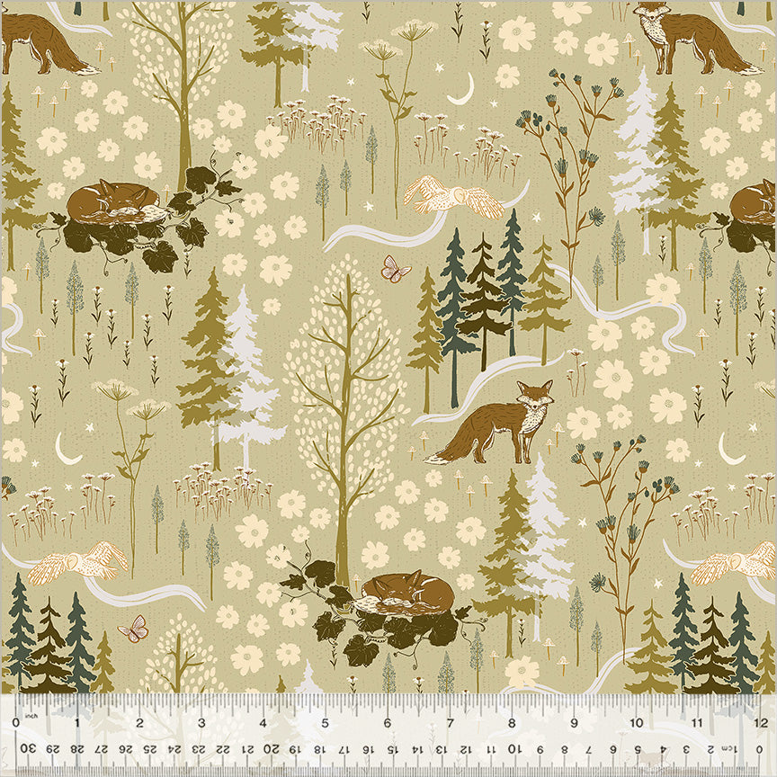 Windham Fabrics - Cassandra Zaniboni - Willow Bend  - Wildlands in Sage