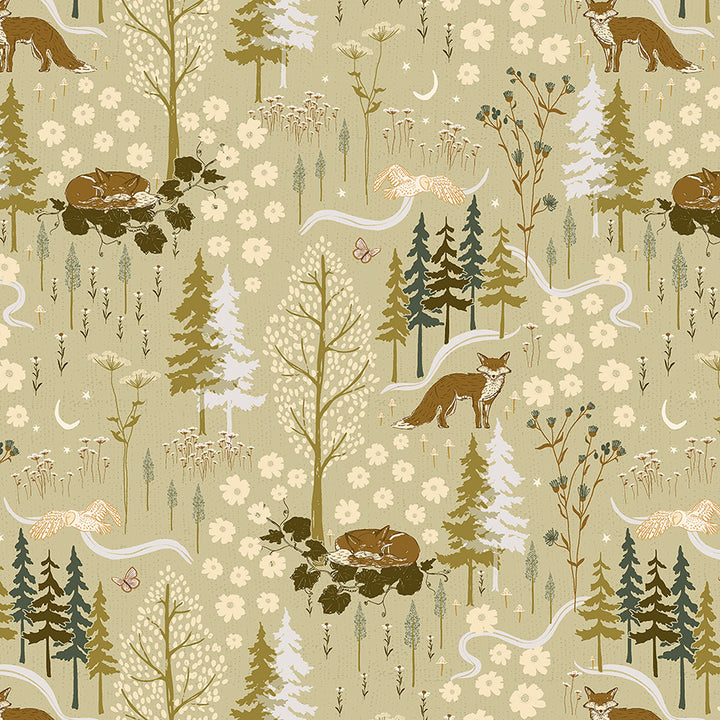 Windham Fabrics - Cassandra Zaniboni - Willow Bend  - Wildlands in Sage