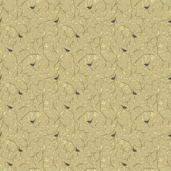 Windham Fabrics - Cassandra Zaniboni - Willow Bend  - Willow Wren in Sage