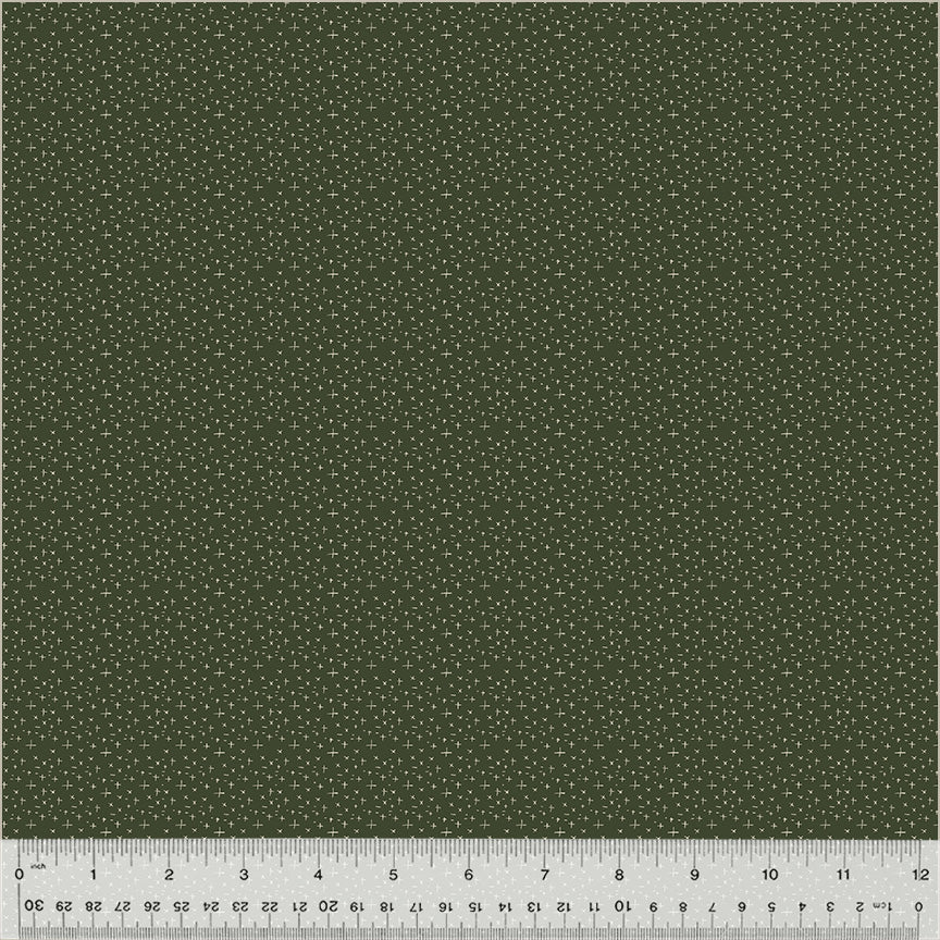 Windham Fabrics - Cassandra Zaniboni - Willow Bend  - Starburst in Midnight