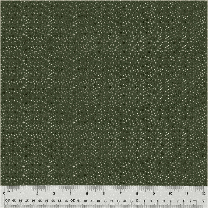 Windham Fabrics - Cassandra Zaniboni - Willow Bend  - Starburst in Midnight