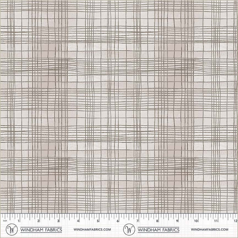 Windham - Marcia Derse - The Plaid One - String Theory Plaid in Seashell