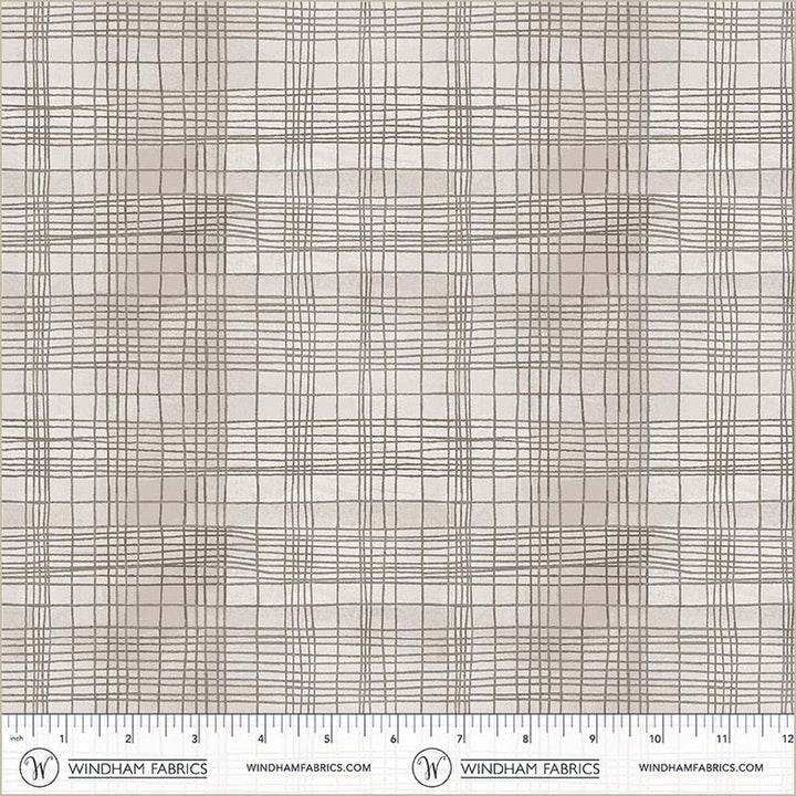 Windham - Marcia Derse - The Plaid One - String Theory Plaid in Seashell