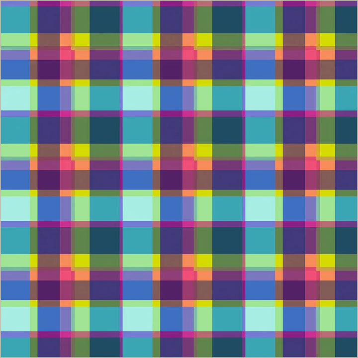 Windham Fabrics - Natalie Barnes - Winding Road - Summer Plaid in Multi
