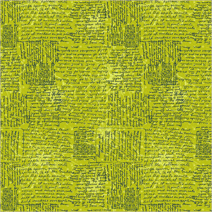 Windham Fabrics - Natalie Barnes - Winding Road - Directions in Grass Green