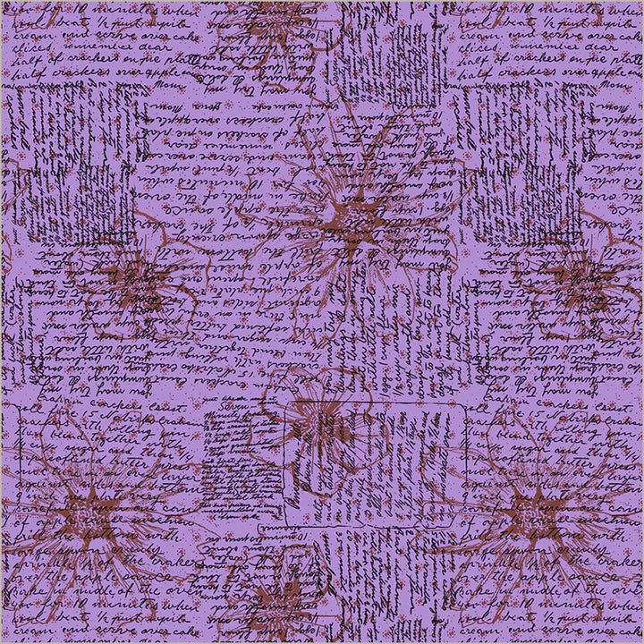 Windham Fabrics - Natalie Barnes - Winding Road - Directions in Lilac