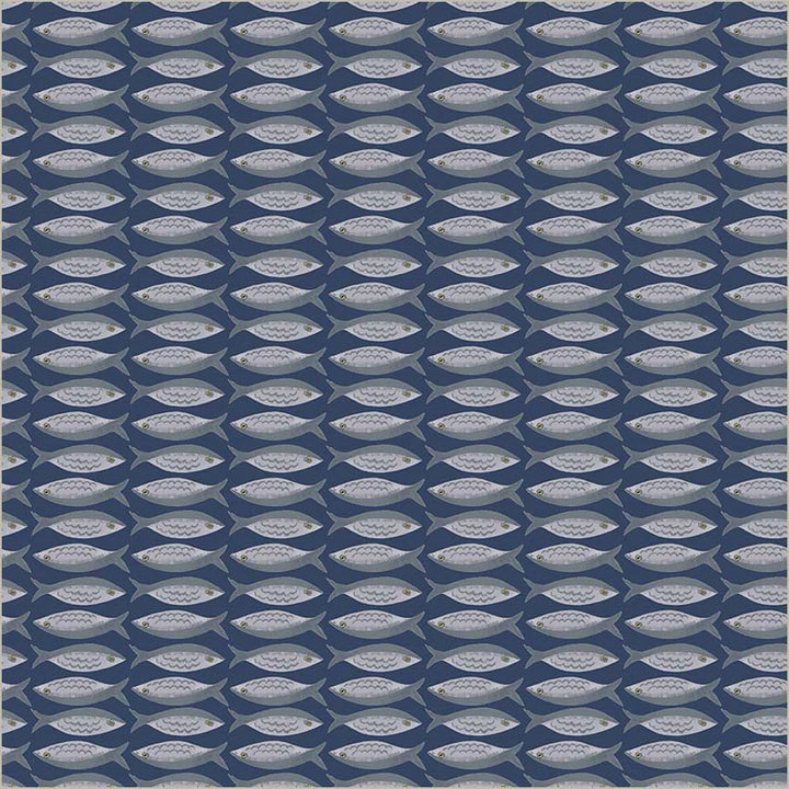 Windham Fabrics - Jennifer Moore/Monaluna - Villa Sol - Little Fishies in Navy