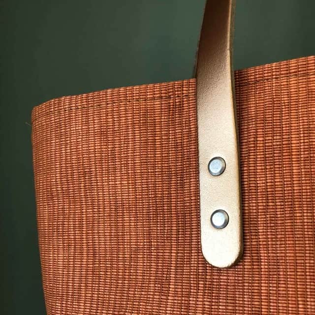 Miyako - Echtlederriemen für Schultertaschen in Kupfer
