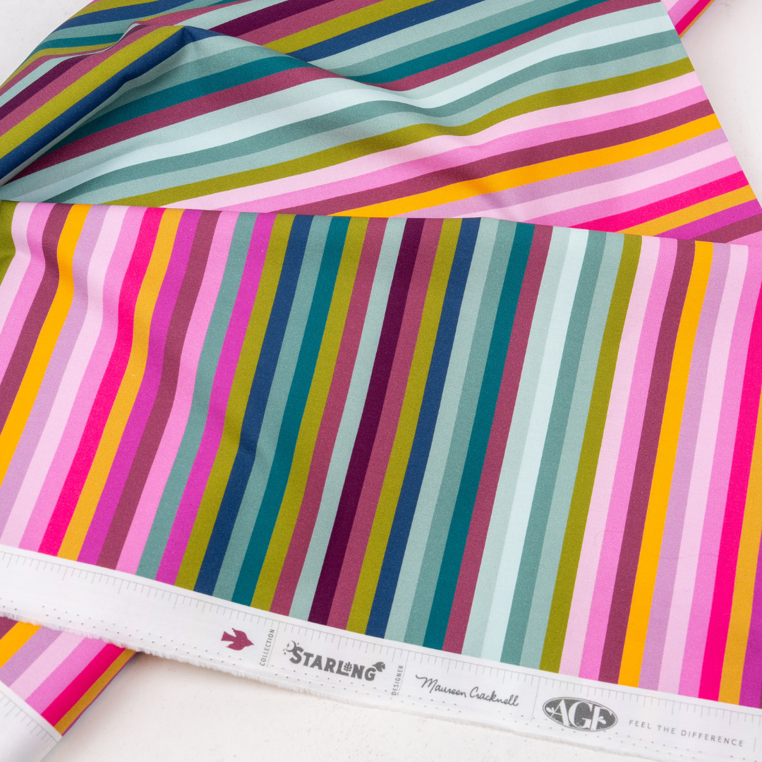Art Gallery - Maureen Cracknell - Starling - Stripes (Exklusiver Druck) - 60cm