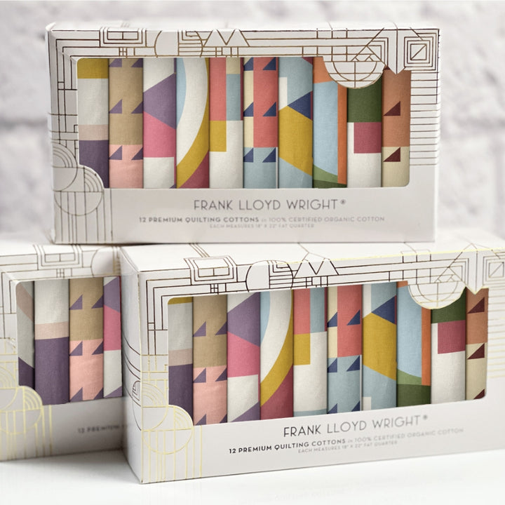 Cloud9 - Frank Lloyd Wright - American Bold - Fat Quarter Set (12 Fat Quarter)