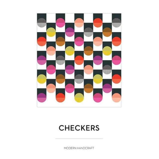 Papier-Schnittmuster "Checkers" von Nicole Daksiewicz / Modern Handcraft