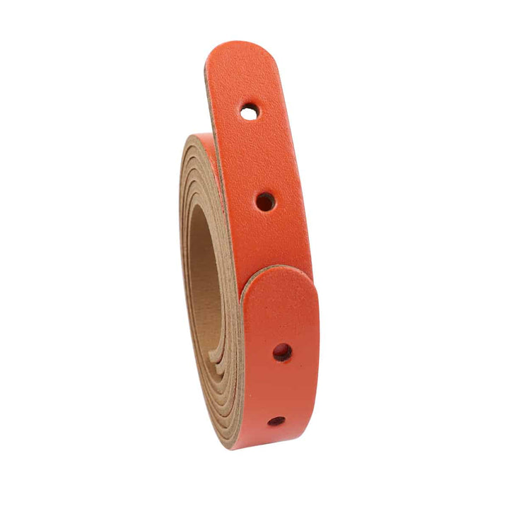 Miyako - Echtlederriemen für Schultertaschen in Orange