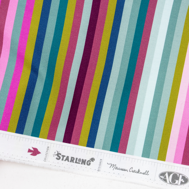 Art Gallery - Maureen Cracknell - Starling - Stripes (Exklusiver Druck) - 60cm