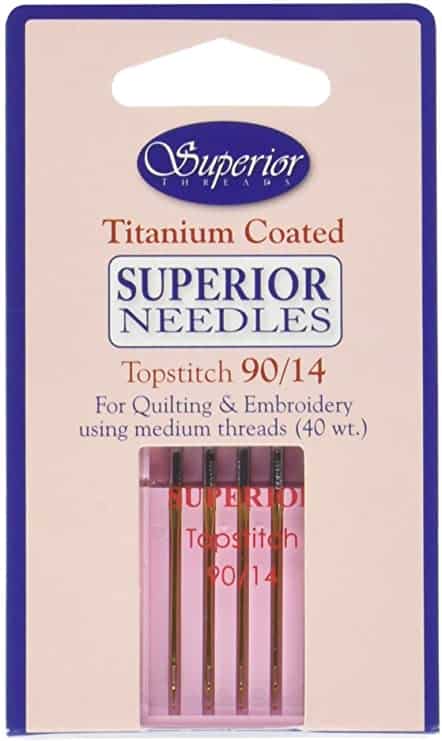 Superior Topstitch Nadeln 5 Stück Stärke 90/14