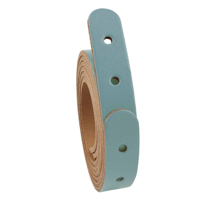 Miyako - Echtlederriemen für Schultertaschen in Rauchblau/Orage