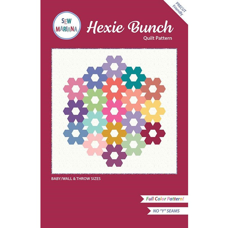 Schnittmuster Quilt "Hexie Bunch" von Mariana Diaz / Sew Mariana (englisch)