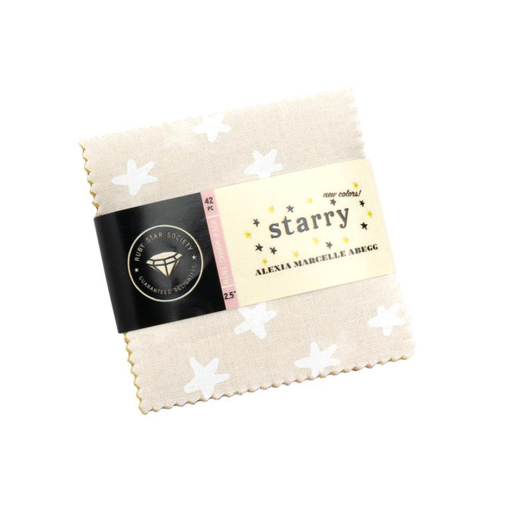Ruby Star Society - Alexia Abegg - Starry - Neue Farben 2025 - Mini Charm Pack (42-teilig)