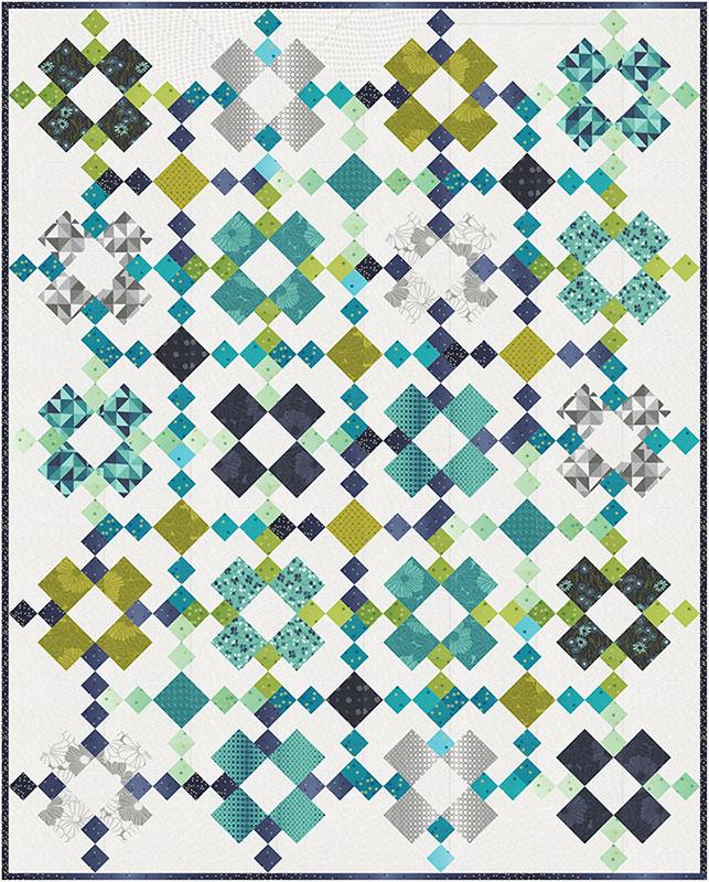 Schnittmuster Quilt "Sea Glass" von V and Co.