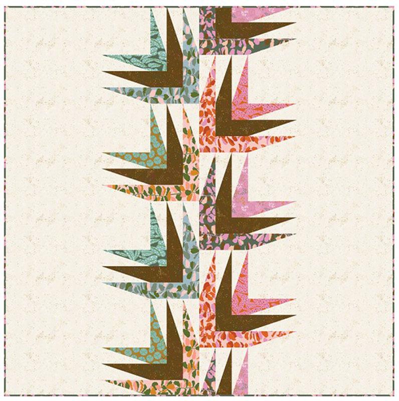 Ruby Star Society - Collaborative Collection - Calathea - Wall Hanging in Cocoa