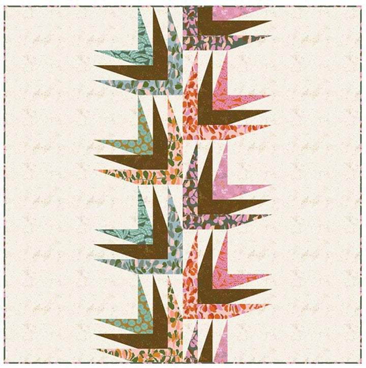 Ruby Star Society - Collaborative Collection - Calathea - Wall Hanging in Cocoa
