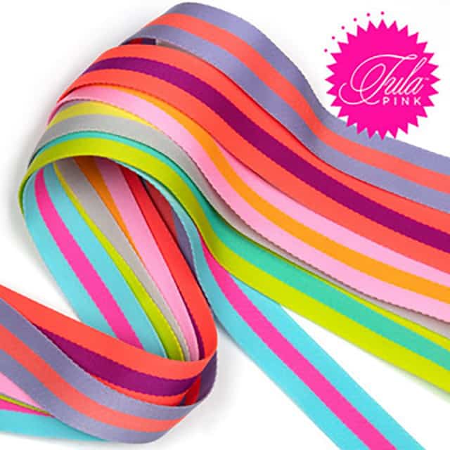 Gurtband Tula Pink in Lavender and Pink - Länge ca. 1,80m