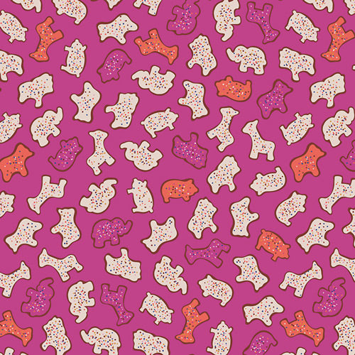 Art Gallery Fabrics - Dana Willard - Cinnamon Toast - Circus Animals
