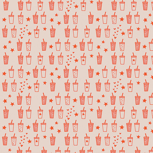 Art Gallery Fabrics - Dana Willard - Cinnamon Toast - Soda Popinski