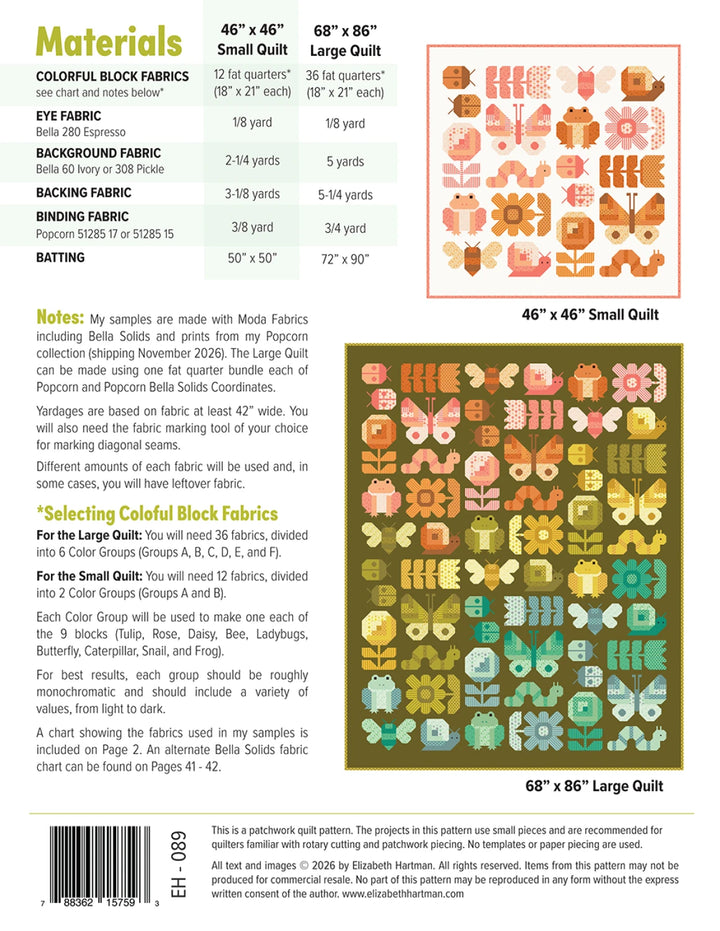 Quilt Pattern - Busy Backyard (Englisch)