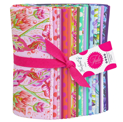 Vorbestellung - FreeSpirit - Tula Pink - Down to Earth - Fat Quarter Bundle (12-teilig) (Auslieferung März 2027)