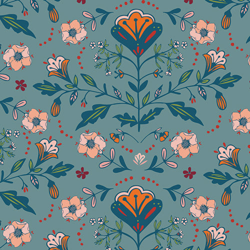Art Gallery Fabrics - Maureen Cracknell - The Orchard - Folk Flower Harmony