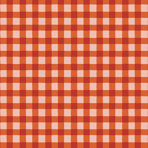 Art Gallery Fabrics - Maureen Cracknell - The Orchard - Small Plaid of my Dreams Blaze