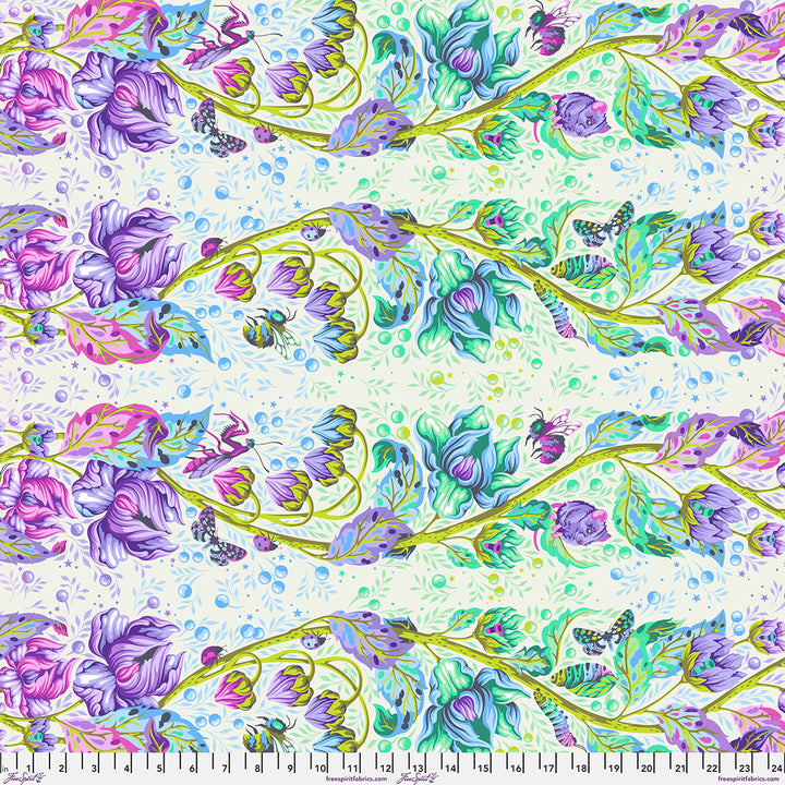 Vorbestellung - FreeSpirit - Tula Pink - Down to Earth - Grow Up in Daybreak (Auslieferung März 2027)
