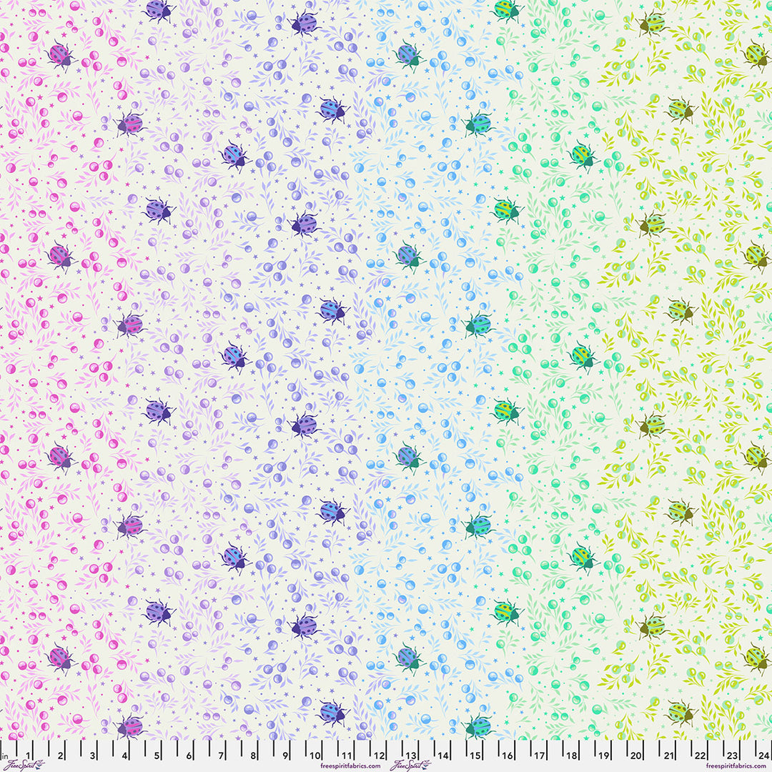 Vorbestellung - FreeSpirit - Tula Pink - Down to Earth - Spot On in Daybreak (Auslieferung März 2027)