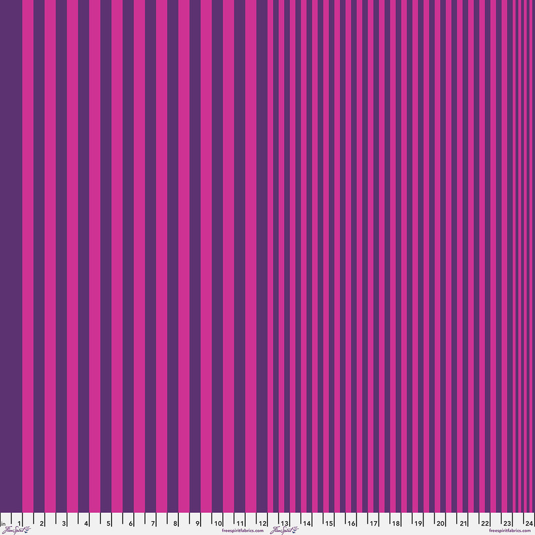 Vorbestellung - FreeSpirit - Tula Pink - Sticks and Stones - Sticks in Plum Crazy (Auslieferung März 2027)