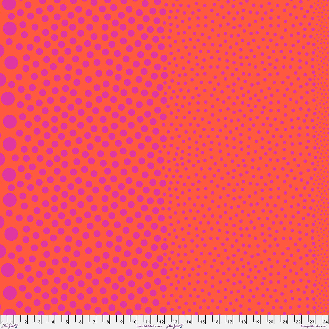 Vorbestellung - FreeSpirit - Tula Pink - Sticks and Stones - Stones in Tomato (Auslieferung März 2027)