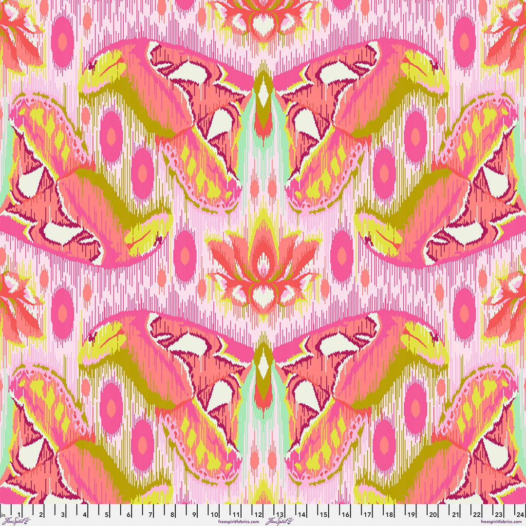 Vorbestellung - FreeSpirit - Tula Pink - Down to Earth - Mothorized User in Afterglow (extrabreiter Rückseitenstoff) (Auslieferung März 2027)
